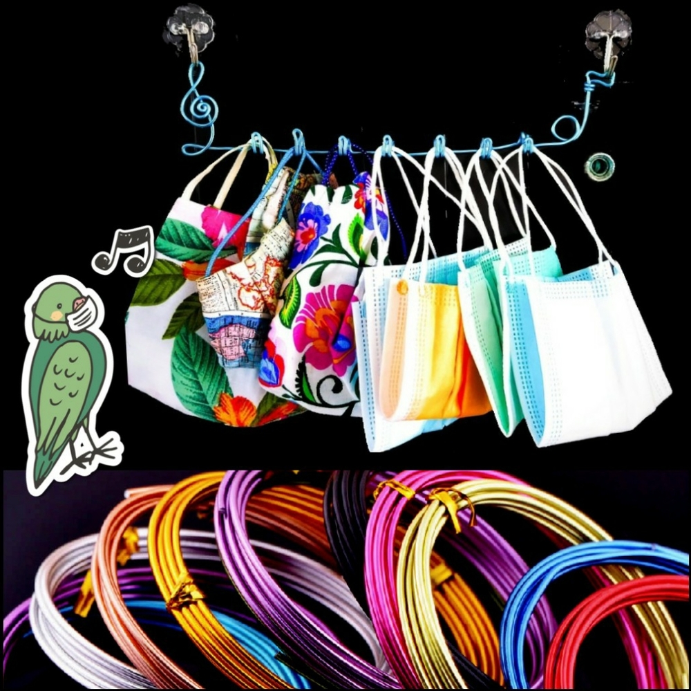 😍🆕️TRENDY MASK HANDMADE DOOR 😷HOLDER/REMINDER